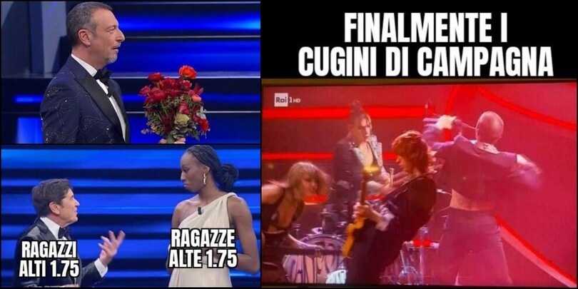Sanremo, ironie social terza serata: da Grignani ad Amadeus, da Morandi alla Egonu