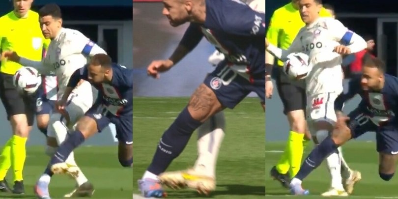 Neymar, la fotosequenza dell'infortunio alla caviglia