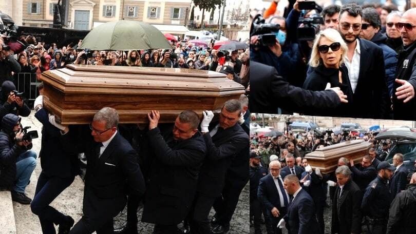 Maurizio Costanzo, funerali solenni a Roma: tante autorità e vip FOTO