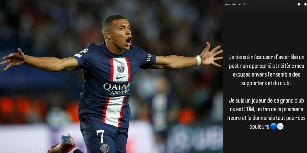 Mbappé, "scandalo" in Francia per il like di un 15enne del Marsiglia