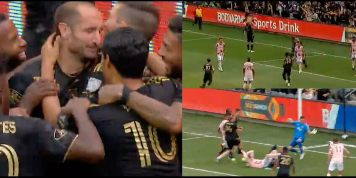 Chiellini, primo gol con i Los Angeles FC e dedica ad Astori