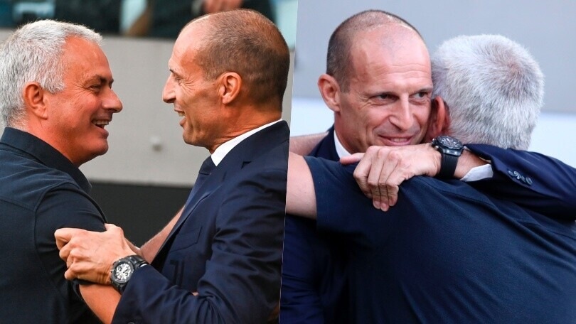 Roma-Juve, Mourinho-Allegri: sfida stellare! E il portoghese con i bianconeri…: statistiche e precedenti