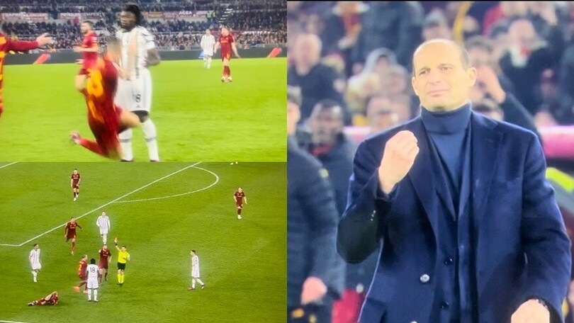 Roma-Juve, Kean espulso dopo 40'': la reazione di Allegri