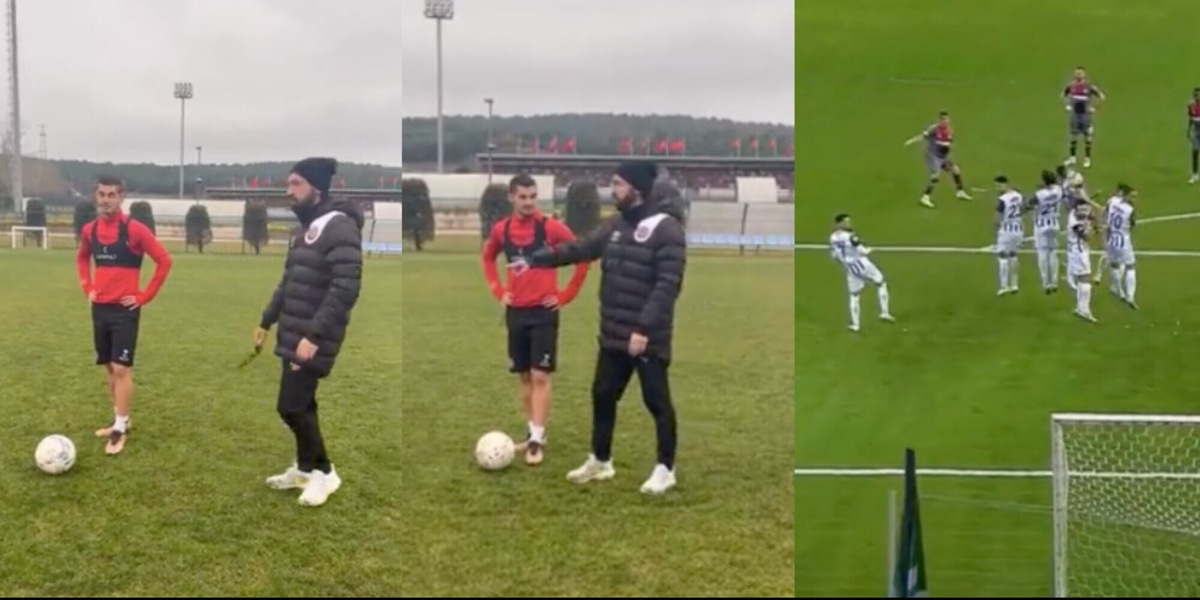 Pirlo, punizioni e Maledetta: il Maestro insegna, Mercan segna VIDEO