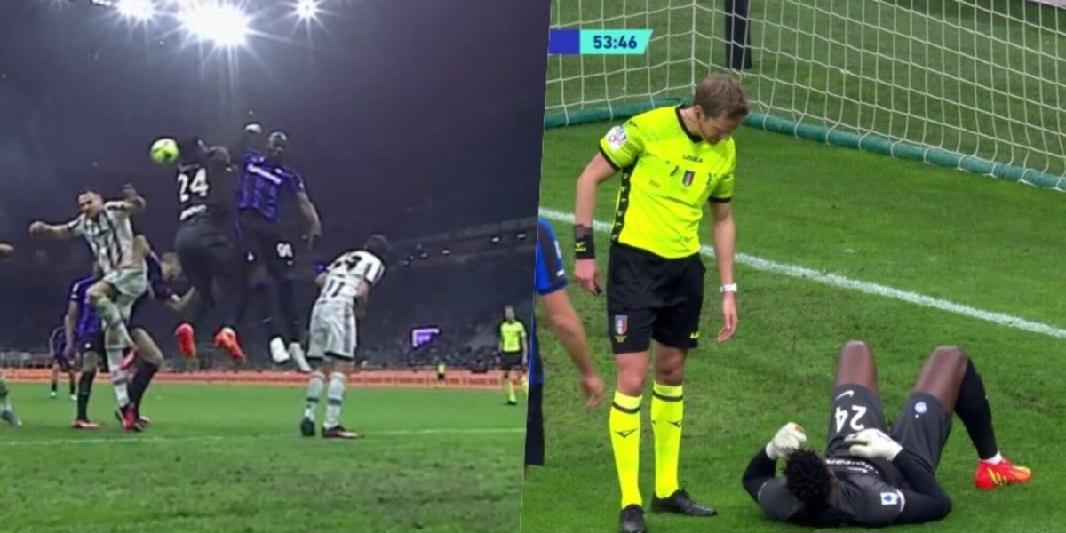 Inter-Juve, Onana a terra: gomitata di...Lukaku!