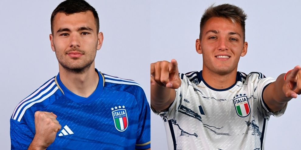 Italia in posa: per Buongiorno e Retegui primi scatti con la maglia azzurra