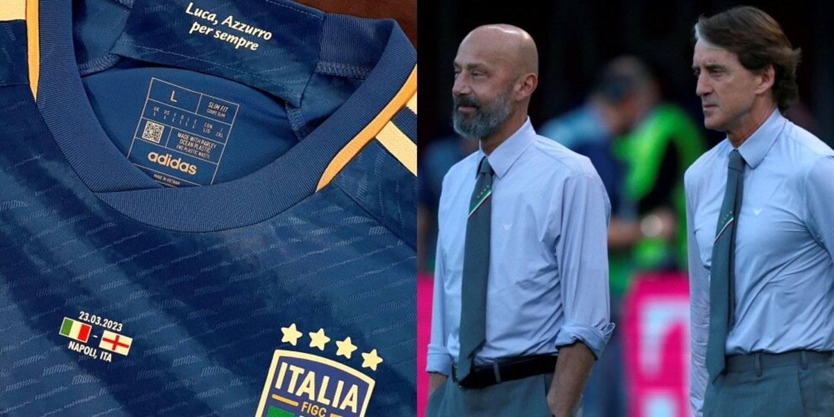 "Luca, azzurro per sempre": ma l'Uefa sposta la scritta per Vialli sulle maglie