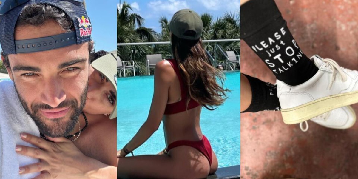 Melissa Satta-Berrettini, primo selfie e risposta agli haters già virale