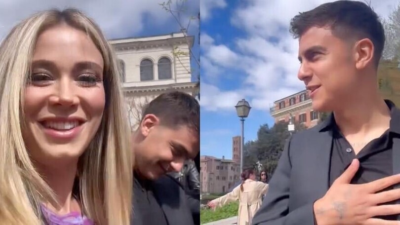 Dybala e Diletta Leotta: passeggiata al Colosseo