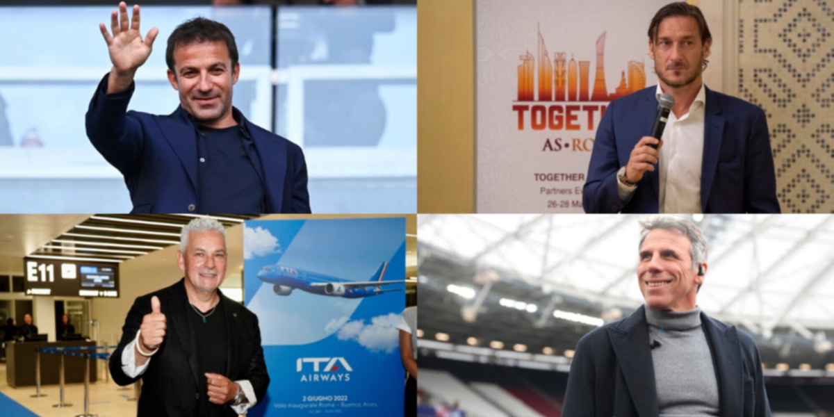 Del Piero, Baggio, Totti e ora Zola nella Hall of Fame del calcio italiano