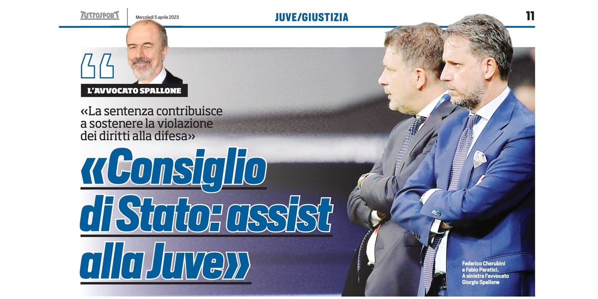 L’avvocato Spallone: “Dal Consiglio di Stato assist alla Juventus”