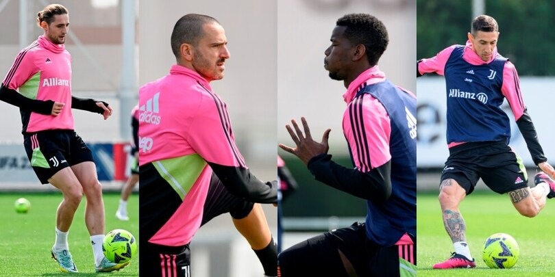 Juventus, chi si rivede: Bonucci e Pogba tornano ad allenarsi