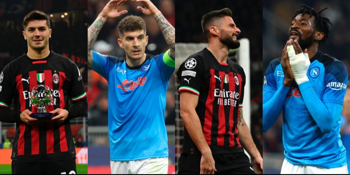 Champions, Top e Flop di Milan-Napoli: da Brahim Diaz ad Anguissa