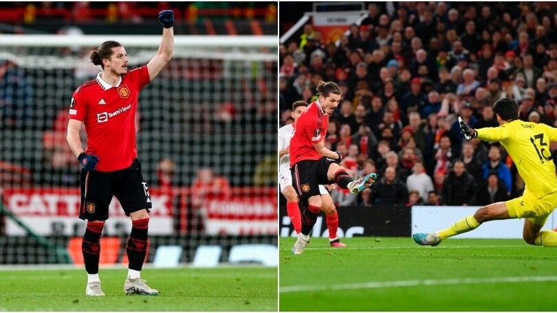 United-Siviglia: pazzesco Sabitzer, doppietta!