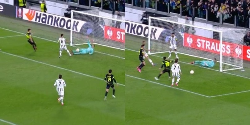Perin superman: la doppia parata negli ultimi minuti di Juve-Sporting