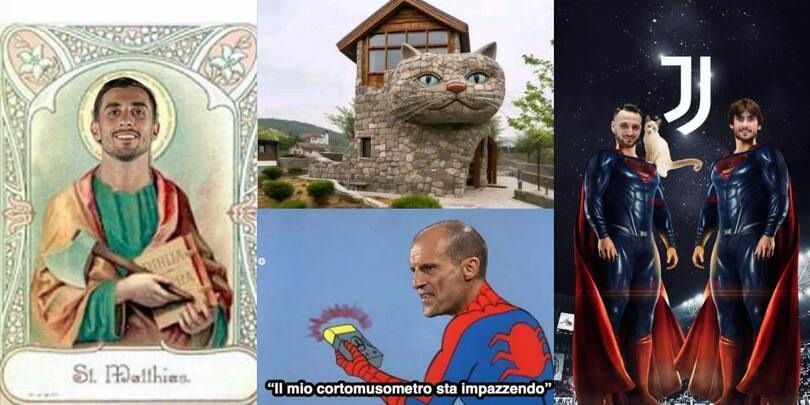 San Perin, il cortomusometro di Allegri e superman Gatti: Juve-Sporting sui social