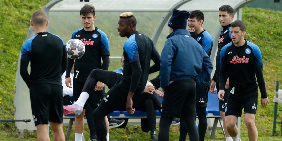 Il Napoli si prepara per il Milan: Osimhen show, Spalletti ritrova Simeone