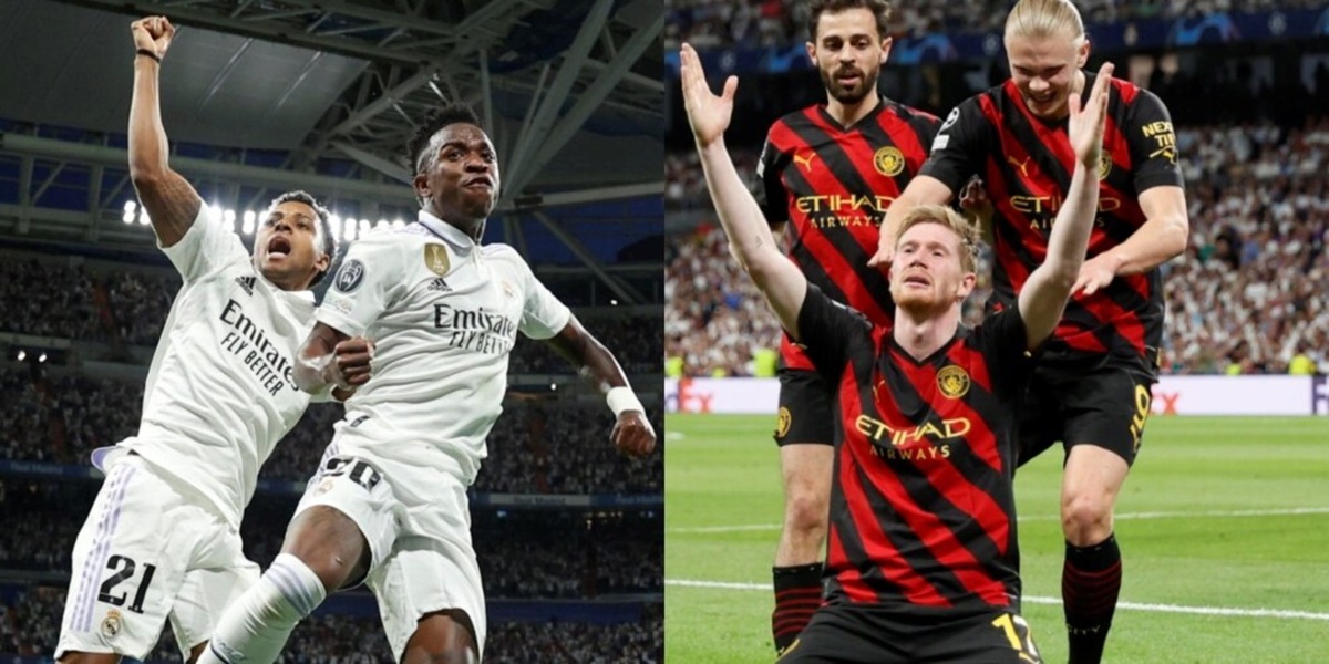 Real Madrid-Manchester City 1-1: De Bruyne risponde a Vinicius