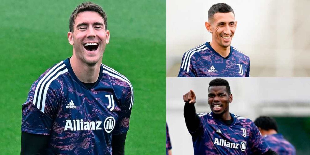 Ghigno Di Maria, Vlahovic ride su insulti e critiche: Juve verso Siviglia