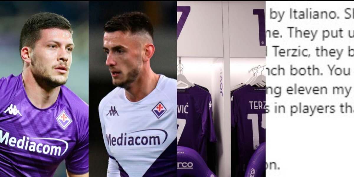 Fiorentina, Jovic e Terzic: scuse social dopo gli attacchi ad Italiano