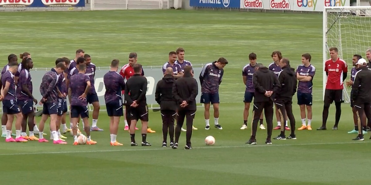 Juve, Allegri carica la squadra: il discorso prima della rifinitura