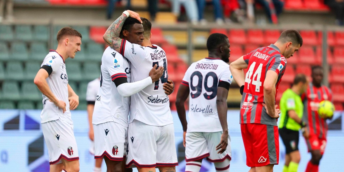 Cremonese-Bologna 1-5: rossoblù a valanga, grigiorossi con un piede in B