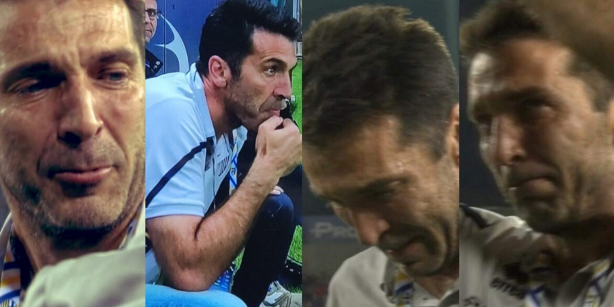 Buffon, sogno infranto: in lacrime sotto la curva