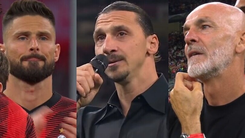 Ibrahimovic è umano, lacrime da leggenda: tutto il Milan piange
