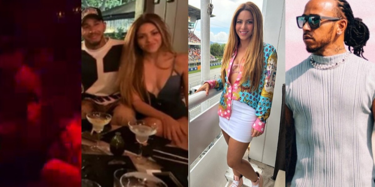 Shakira-Hamilton, la cena insieme e quella mano in pole position
