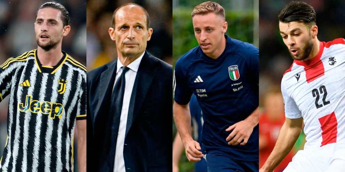 Juve-Allegri: le strategie a pranzo, da Rabiot a Mikautadze