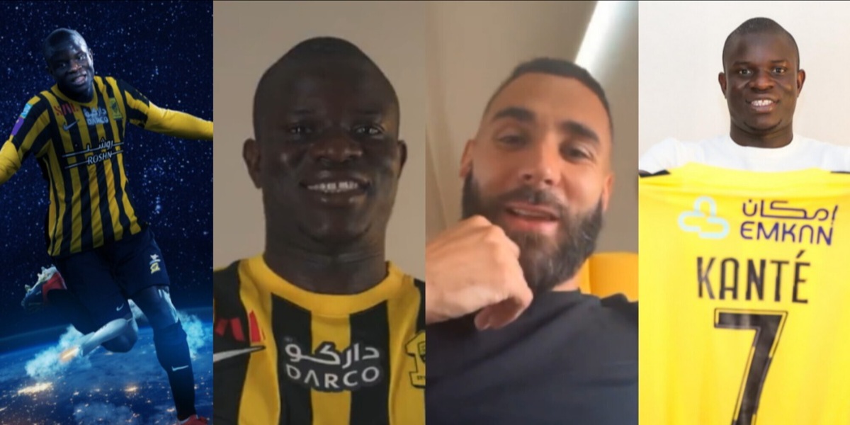 Kanté ufficiale all'Al-Ittihad: il messaggio di benvenuto di Benzema