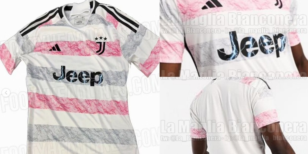 Juve, ecco la seconda maglia: la novità è il richiamo al Monte Rosa