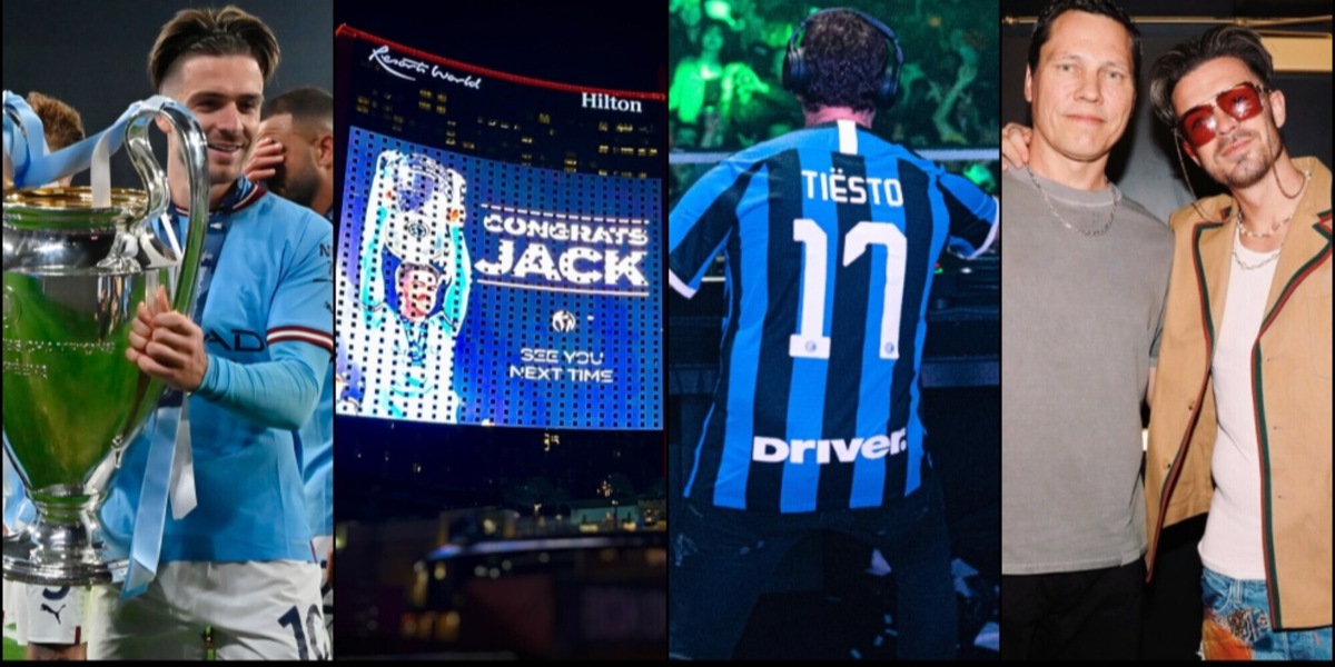 Champions City, Grealish sui palazzi di Las Vegas. Tiesto, amarezza Inter