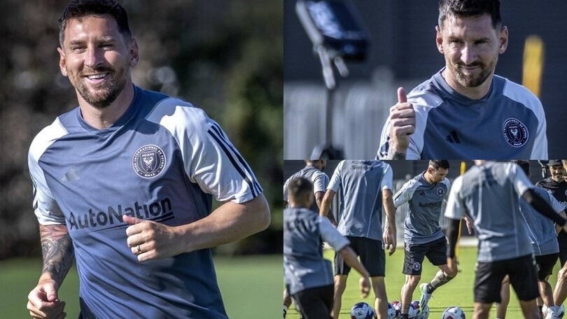 Messi, il primo allenamento è uno spettacolo: l'Inter Miami ai suoi piedi