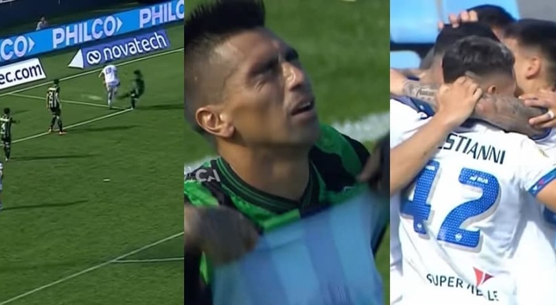 Il clamoroso autogol di Pelaitay in San Martin San Juan-Velez