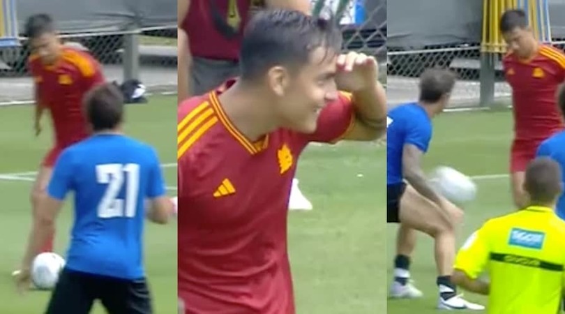 Dybala, tocco magico: gol da applausi nell’amichevole con la Roma