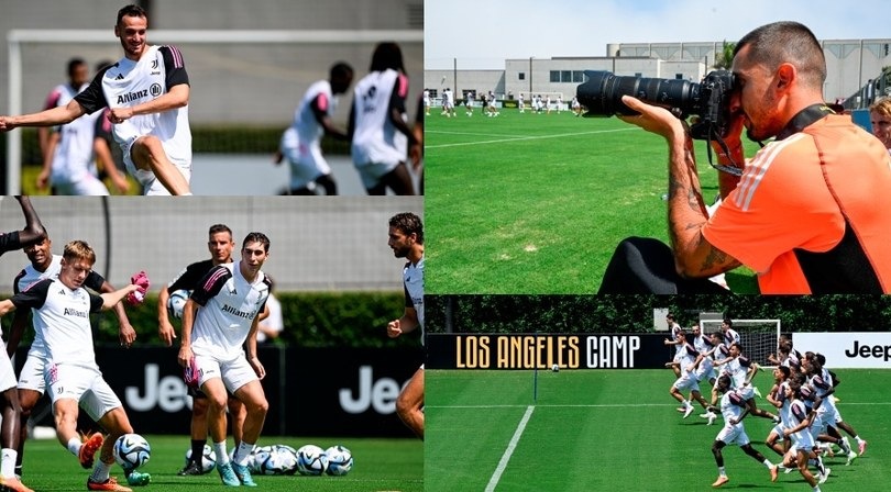 Perin inquadra, la Juve scatta: l'allenamento a Los Angeles