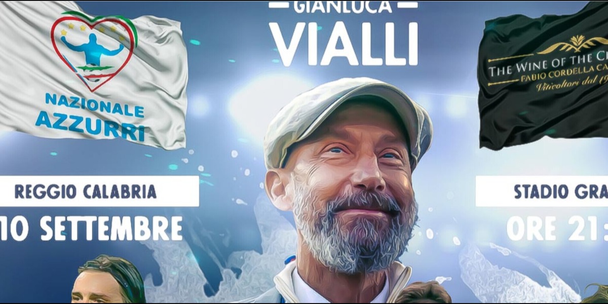 Vialli la Leggenda: settembre, appuntamento a Reggio Calabria