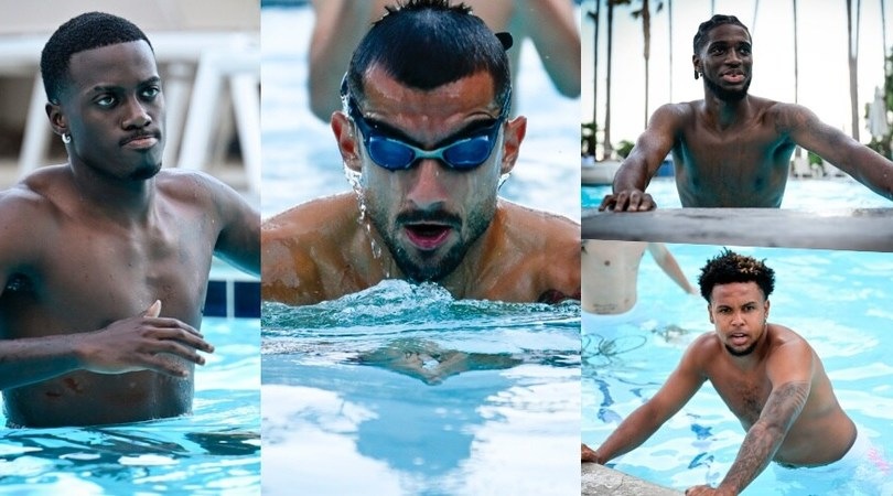 Juventus, lavoro in piscina per Weah e compagni alla vigilia del Milan
