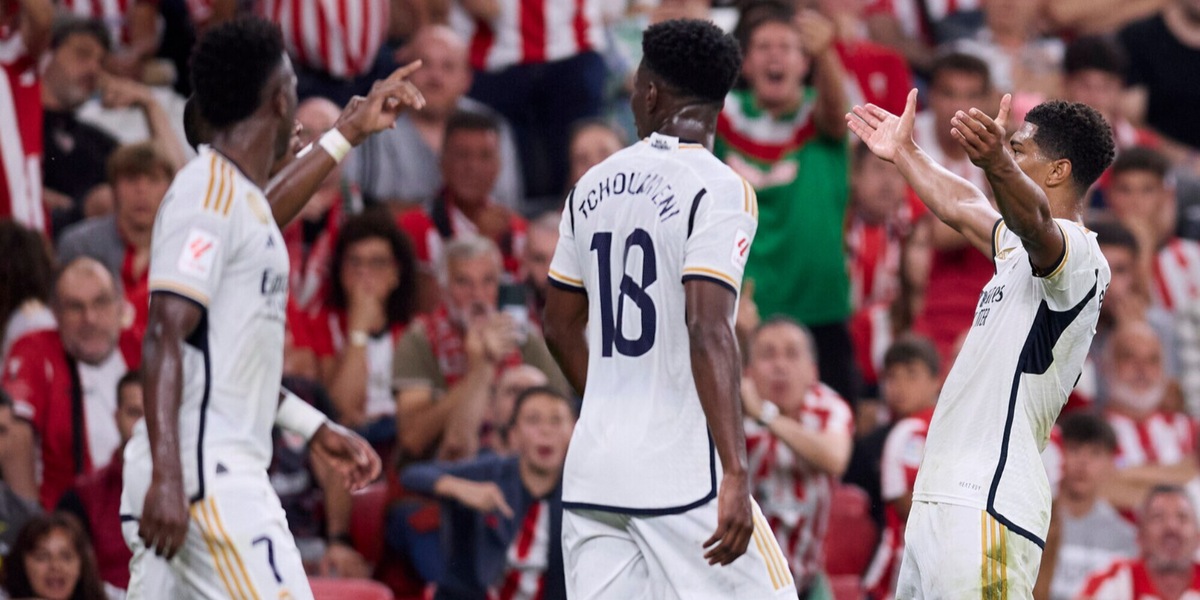 Rodrygo-Bellingham, il Real di Ancelotti parte forte: 2-0 al Bilbao