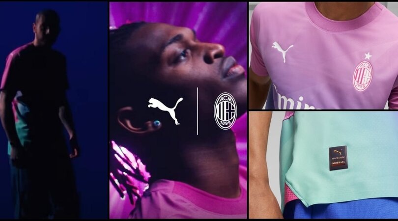 Il Milan diventa viola: terza maglia shock