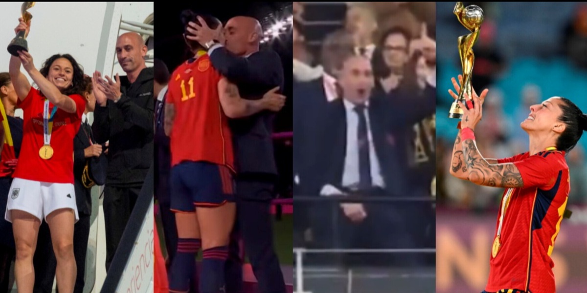 Rubiales nella bufera in Spagna: oltre al bacio, gesto osceno in tribuna