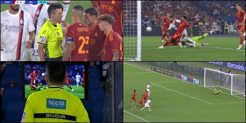 Rui Patricio-Loftus Cheek, il contatto: Rapuano rivede l'azione e dà rigore