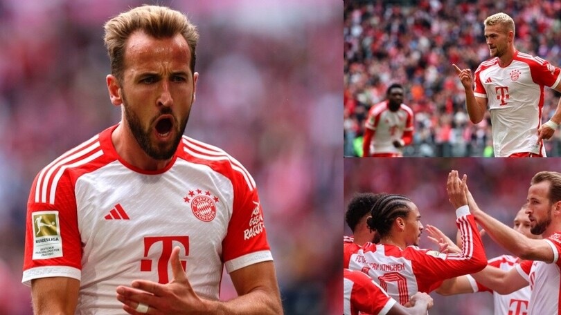 Bayern a valanga: Kane tripletta show, in gol anche De Ligt