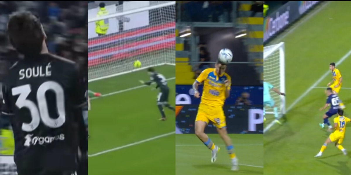 Soulé, ancora di testa: il primo gol con il Frosinone e secondo in A