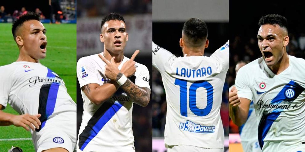 Lautaro, poker storico: Salernitana ko, l'Inter torna in vetta col Milan