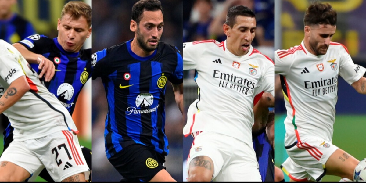 Di Maria evapora, Calhanoglu gigante: le pagelle di Inter-Benfica