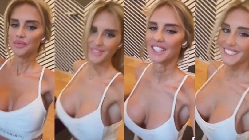 Michela Persico, lady Rugani incanta anche in palestra