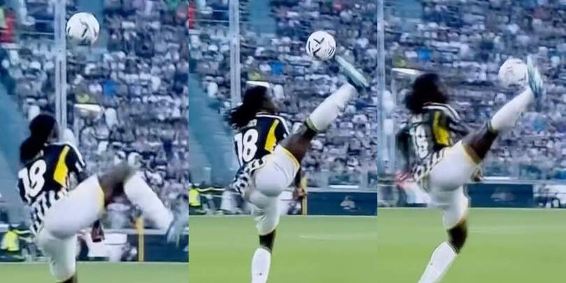 Kean, l'incredibile gesto tecnico in Juve-Toro è già virale