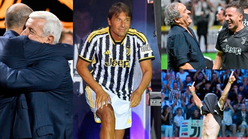 Lippi-Allegri, Conte in maglia Juve: le foto più iconiche della festa Agnelli